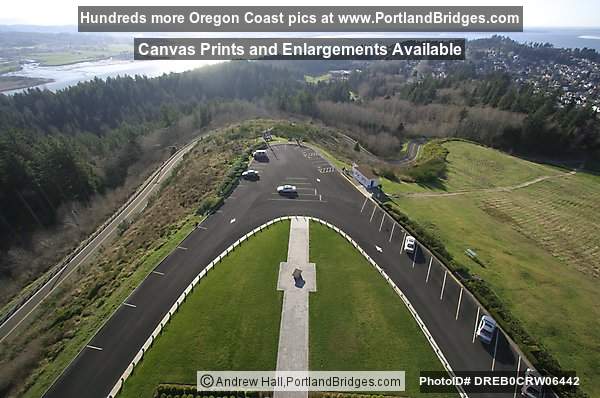 Looking Down From Astoria Column, Oregon