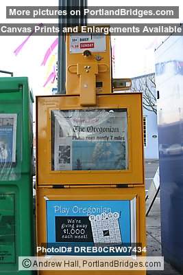 Mt. Saint Helens Eruption Front Page, Oregonian Newspaper (Portland, Oregon)