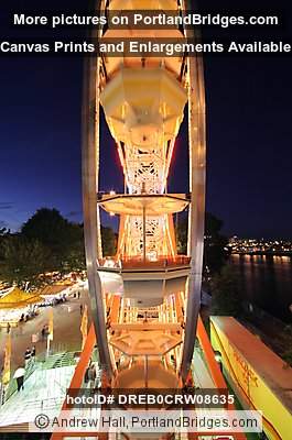 Ferris Wheel Stopped, Dusk, Rose Festival 2005 (Portland, Oregon)