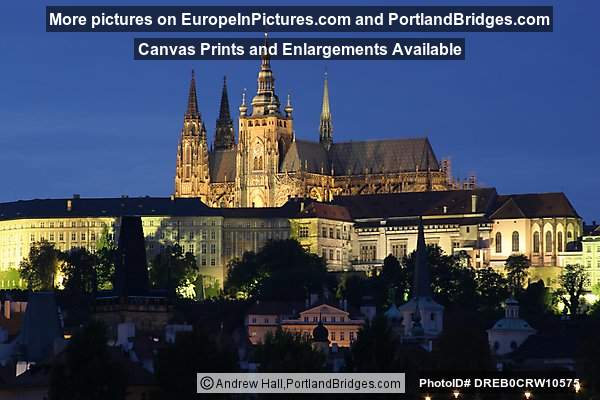 Prague Castle, Dusk