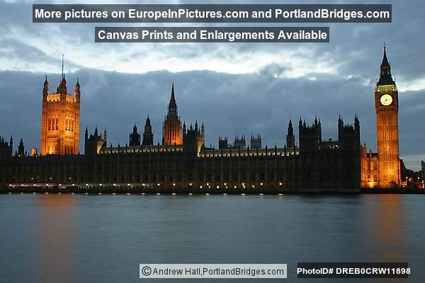 Big Ben and Parliament at Dusk, London