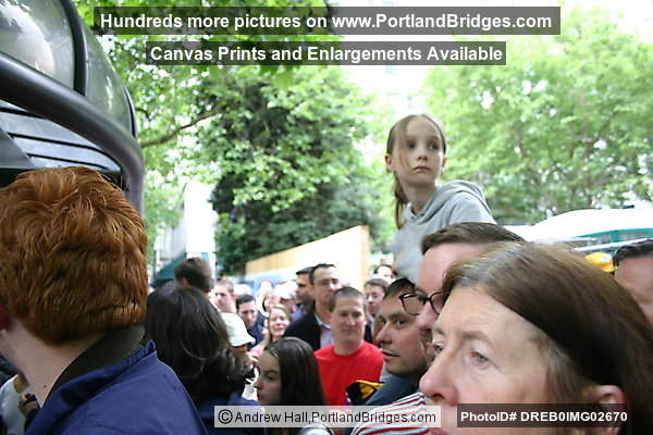 John Kerry Rally, Portland, Pioneer Courthouse Square, 2004