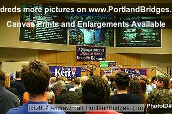 Howard Dean Rally at Portland State