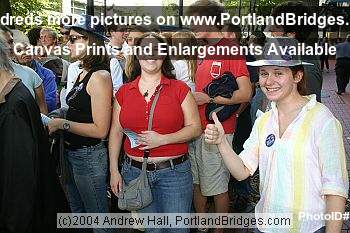 John Edwards Rally Portland