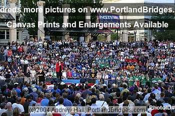 John Edwards Rally Portland