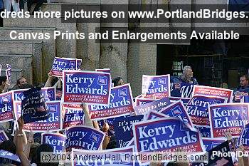 John Edwards Rally Portland
