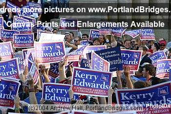 John Edwards Rally Portland
