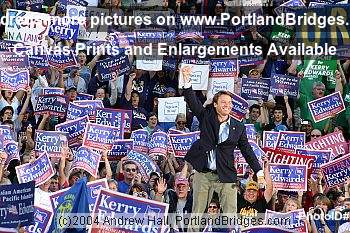 John Edwards Rally Portland