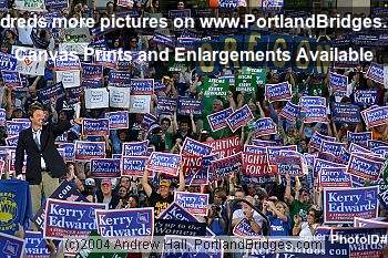 John Edwards Rally Portland