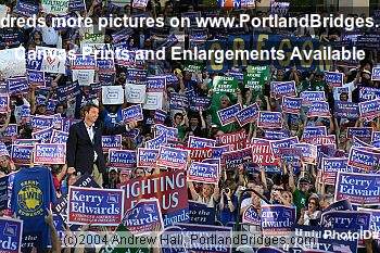 John Edwards Rally Portland