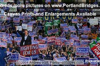 John Edwards Rally Portland