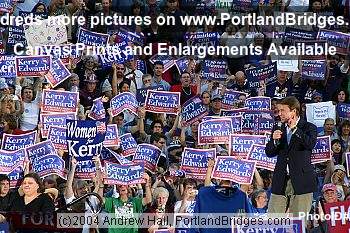 John Edwards Rally Portland