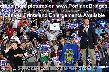 John Edwards Rally Portland