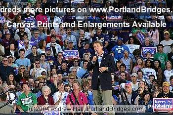 John Edwards Rally Portland