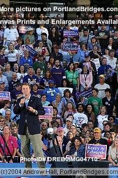 John Edwards Rally Portland