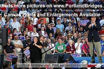 John Edwards Rally Portland