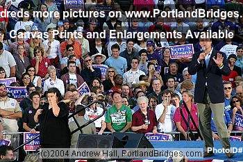 John Edwards Rally Portland