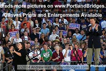 John Edwards Rally Portland