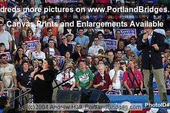 John Edwards Rally Portland