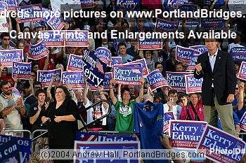 John Edwards Rally Portland