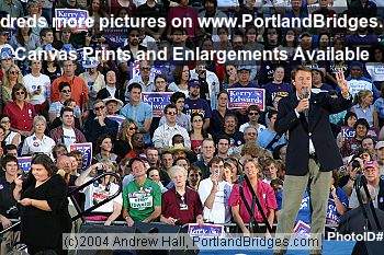 John Edwards Rally Portland