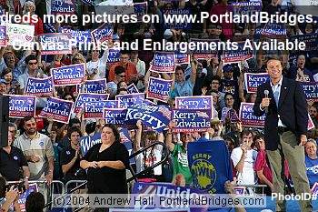 John Edwards Rally Portland