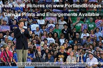 John Edwards Rally Portland