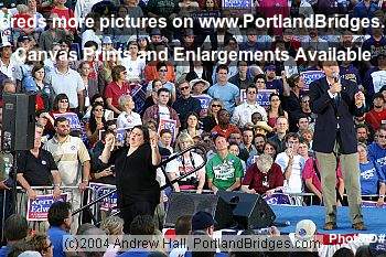 John Edwards Rally Portland