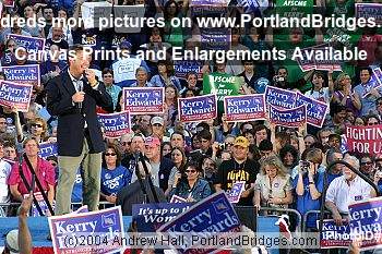 John Edwards Rally Portland