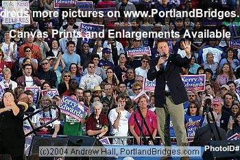 John Edwards Rally Portland