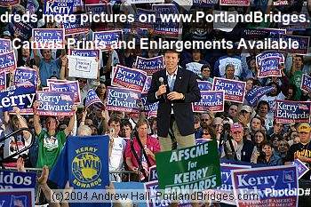 John Edwards Rally Portland