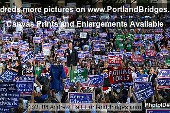 John Edwards Rally Portland