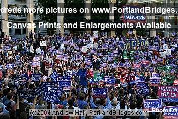 John Edwards Rally Portland