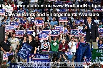 John Edwards Rally Portland