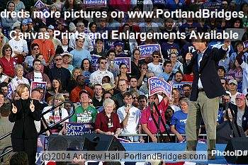 John Edwards Rally Portland