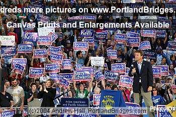 John Edwards Rally Portland