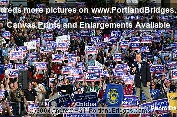 John Edwards Rally Portland