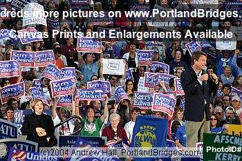 John Edwards Rally Portland