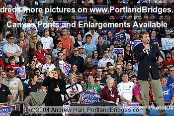 John Edwards Rally Portland