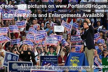 John Edwards Rally Portland