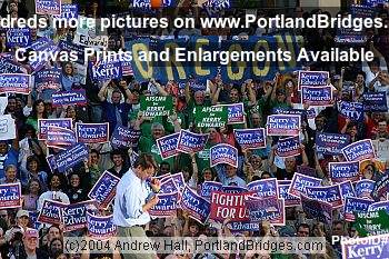 John Edwards Rally Portland