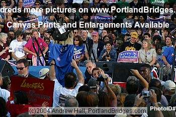 John Edwards Rally Portland
