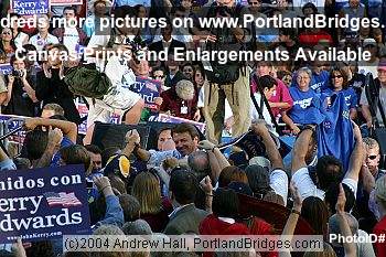 John Edwards Rally Portland