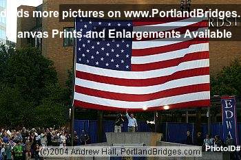 John Edwards Rally Portland
