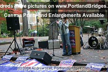 Alyssa Milano GOTV rally (Portland, Oregon)