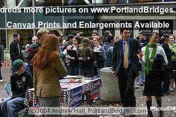 Alyssa Milano GOTV rally (Portland, Oregon)