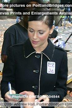 Alyssa Milano GOTV rally (Portland, Oregon)