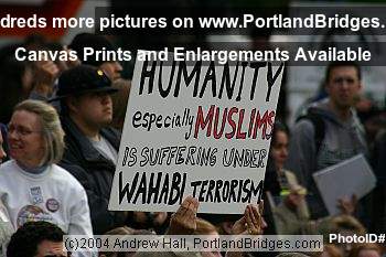 Michael Moore Rally for John Kerry, Portland State University, 2004