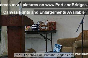 Michael Moore Rally for John Kerry, Portland State University, 2004