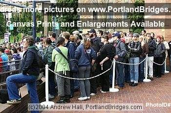Michael Moore Rally for John Kerry, Portland State University, 2004